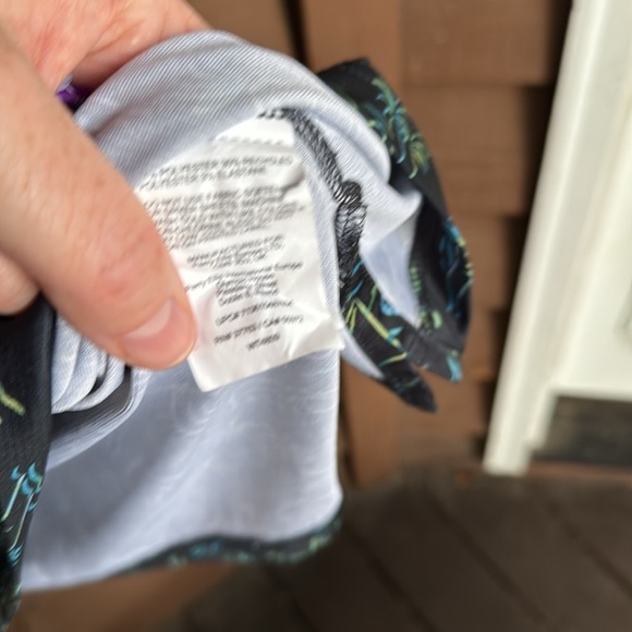 Ben Hogan Performance Palm Tree print sweat-wicking short sleeve polo size 2XL - Picture 3 of 4